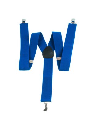 Kostümzubehör Hosenträger uni blau