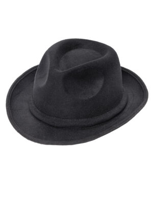 Kostümzubehör Hut Gentleman schwarz