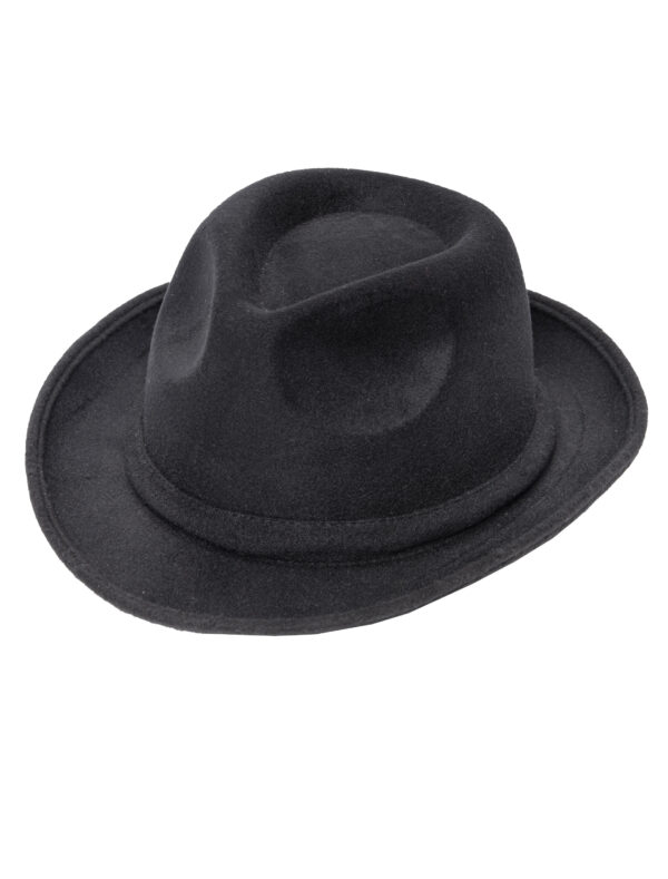 Kostümzubehör Hut Gentleman schwarz