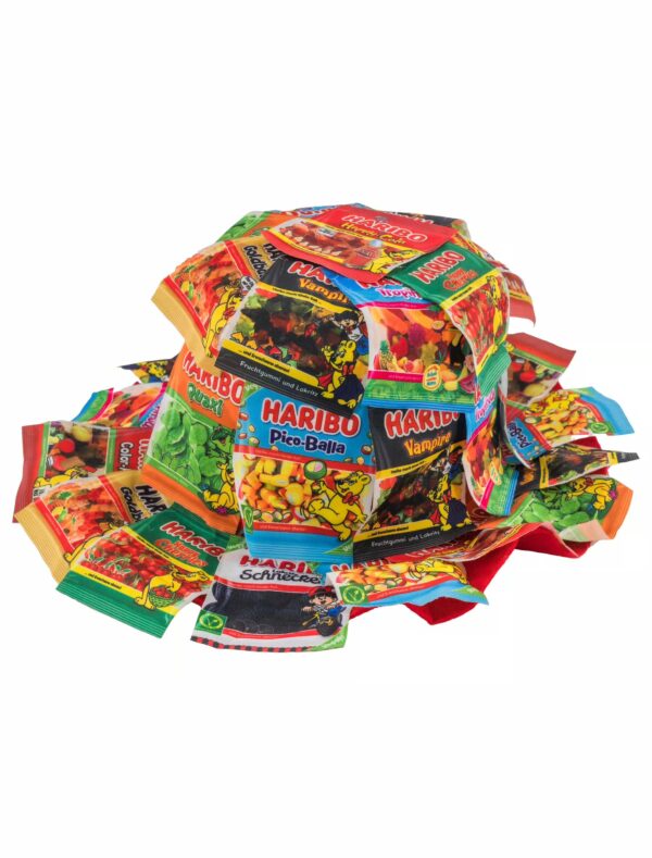 Kostümzubehör Hut HARIBO Tütchen bunt 57 Farbe: bunt
