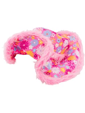 Kostümzubehör Hut Hippie Blumen pink one size
