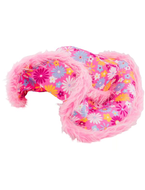 Kostümzubehör Hut Hippie Blumen pink one size