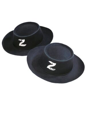 Kostümzubehör Hut Kinder Zorro Farbe: schwarz