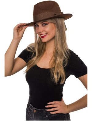 Kostümzubehör Hut Ranger braun 59