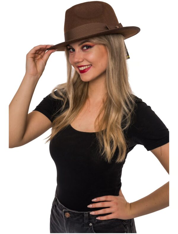 Kostümzubehör Hut Ranger braun 59