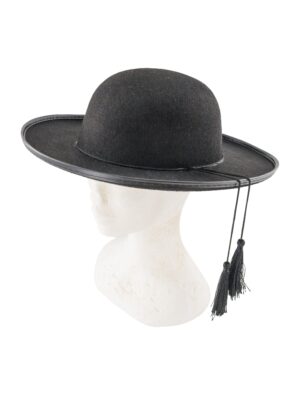 Kostümzubehör Hut Saturno Priester schwarz 57