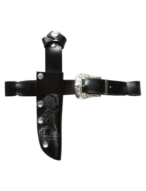 Kostümzubehör Indianergürtel Skai Farbe: schwarz