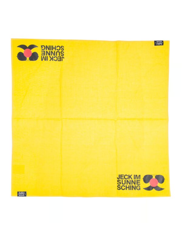 Kostümzubehör JIS Bandana Jeck im Sunnesching 60x60cm Farbe: gelb