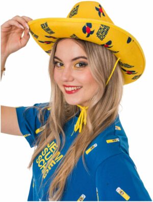 Kostümzubehör JIS Cowboyhut Jeck im Sunnesching gelb one size