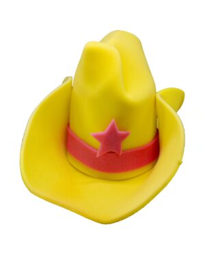 Kostümzubehör Jumbo Cowboyhut gelb one size
