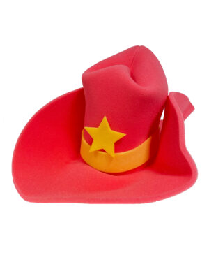 Kostümzubehör Jumbo Cowboyhut pink one size