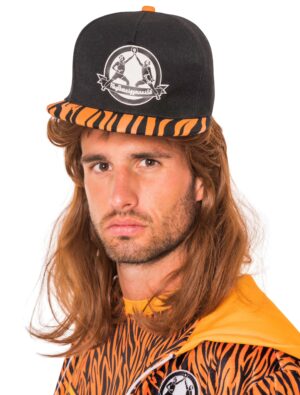 Kostümzubehör Kappe Rhythmusgymnastik Tiger Farbe: schwarz/orange