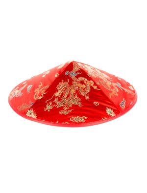 Kostümzubehör Kegelhut rot