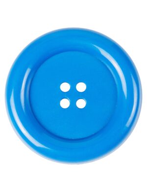 Kostümzubehör Knöpfe 4cm 4 Stk. blau
