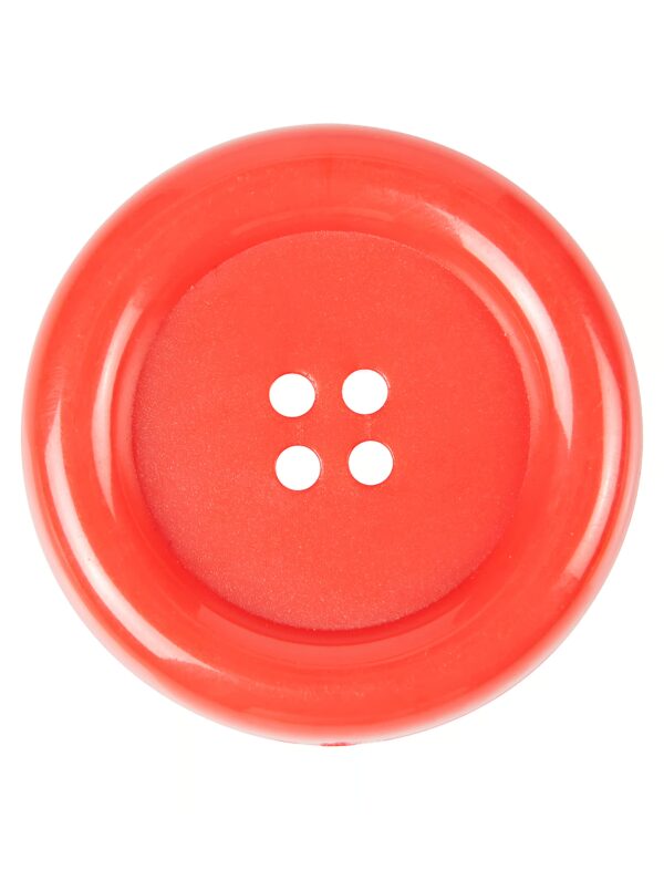 Kostümzubehör Knöpfe 4cm 4 Stk. rot