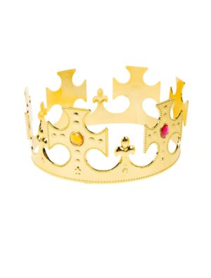 Kostümzubehör Königskrone Farbe: gold