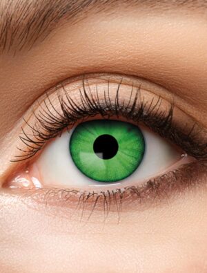 Kostümzubehör Kontaktlinse Electro Green -1.0 Dioptrien Farbe: Electro Green