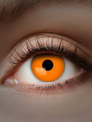 Kostümzubehör Kontaktlinsen UV Flash Orange