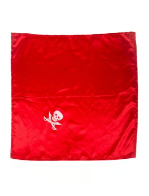 Kostümzubehör Kopftuch Pirat Satin rot