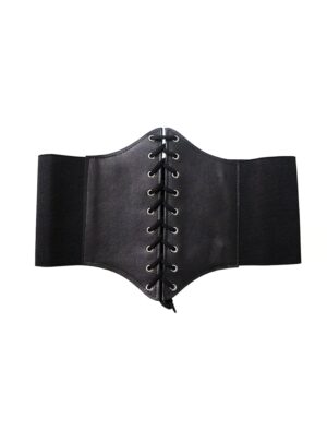 Kostümzubehör Korsettgürtel zum Schnüren schwarz L/XL
