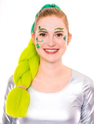 Kostümzubehör Kostümzubehör Braids 61cm grün