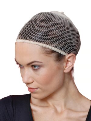 Kostümzubehör Kostümzubehör Haarnetz grob beige