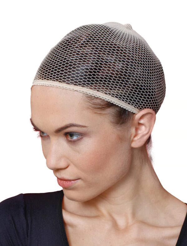 Kostümzubehör Kostümzubehör Haarnetz grob beige