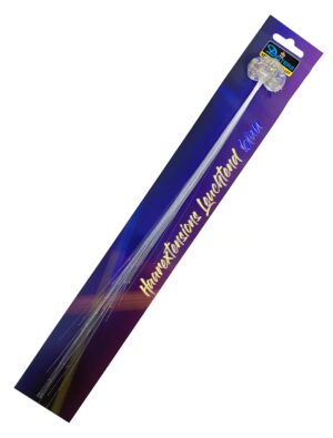 Kostümzubehör Kostümzubehör Haarverlängerung Glasfaser leuchtend blau