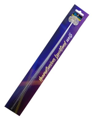 Kostümzubehör Kostümzubehör Haarverlängerung Glasfaser leuchtend weiß