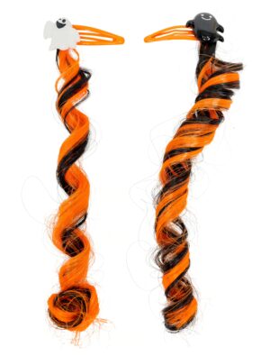 Kostümzubehör Kostümzubehör Haarverlängerung schwarz/orange