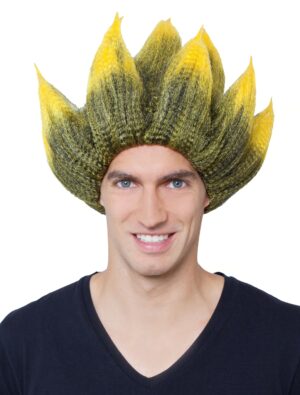Kostümzubehör Kostümzubehör Perücke Anime Herren gelb one size