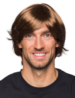 Kostümzubehör Kostümzubehör Perücke Christoph braun one size