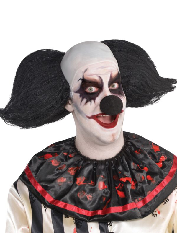 Kostümzubehör Kostümzubehör Perücke Clown Freak schwarz/weiß