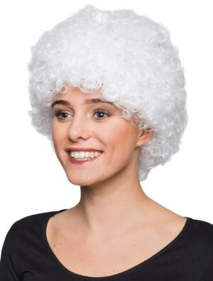 Kostümzubehör Kostümzubehör Perücke Clown Locken weiß one size