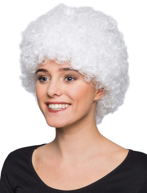Kostümzubehör Kostümzubehör Perücke Clown Locken weiß one size