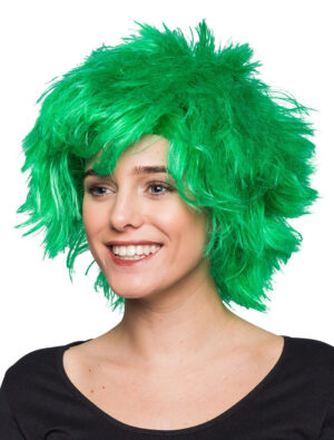 Kostümzubehör Kostümzubehör Perücke Clown grün one size