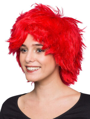 Kostümzubehör Kostümzubehör Perücke Clown rot one size