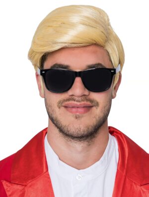 Kostümzubehör Kostümzubehör Perücke Heiner kurz glatt blond one size