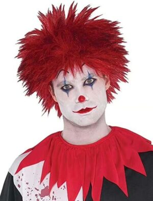 Kostümzubehör Kostümzubehör Perücke Horrorclown rot