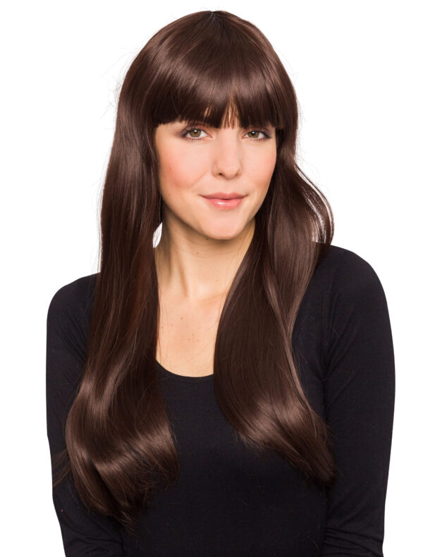 Kostümzubehör Kostümzubehör Perücke Kelly braun one size