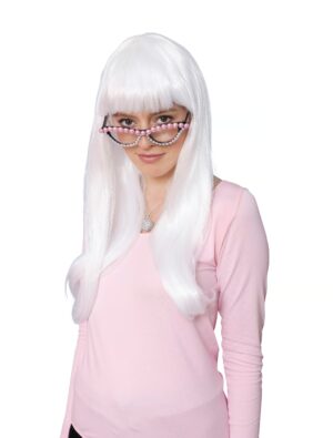 Kostümzubehör Kostümzubehör Perücke Kelly weiß one size