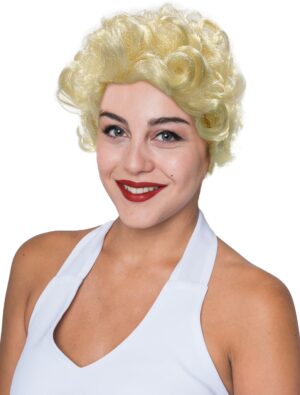 Kostümzubehör Kostümzubehör Perücke Kurzhaar blond lockig