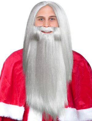 Kostümzubehör Kostümzubehör Perücke Nikolaus mit Bart weiß