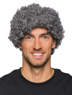Kostümzubehör Kostümzubehör Perücke Opa kurz lockig grau one size