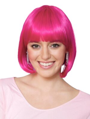 Kostümzubehör Kostümzubehör Perücke Pagenkopf fuchsia one size