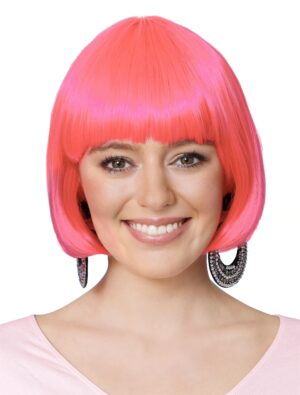 Kostümzubehör Kostümzubehör Perücke Pagenkopf pink one size
