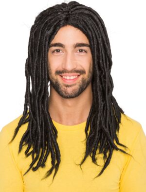 Kostümzubehör Kostümzubehör Perücke Reggae schwarz one size