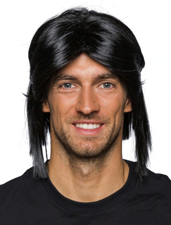 Kostümzubehör Kostümzubehör Perücke Rene schwarz blond one size