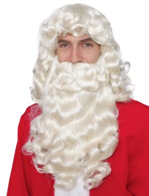 Kostümzubehör Kostümzubehör Perücke Santa Farbe: weiß