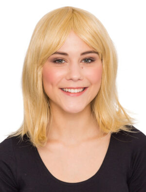 Kostümzubehör Kostümzubehör Perücke Vanessa schulterlang blond one size